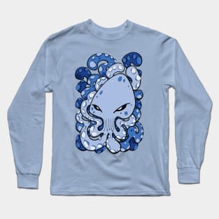 Octopus Squid Kraken Cthulhu Sea Creature - Little Boy Blue Long Sleeve T-Shirt